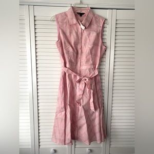 Brooks Brothers Pink Shirt Dress, Size 8, BNWT